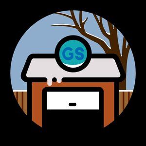 Garage Sale logo - Winter theme
